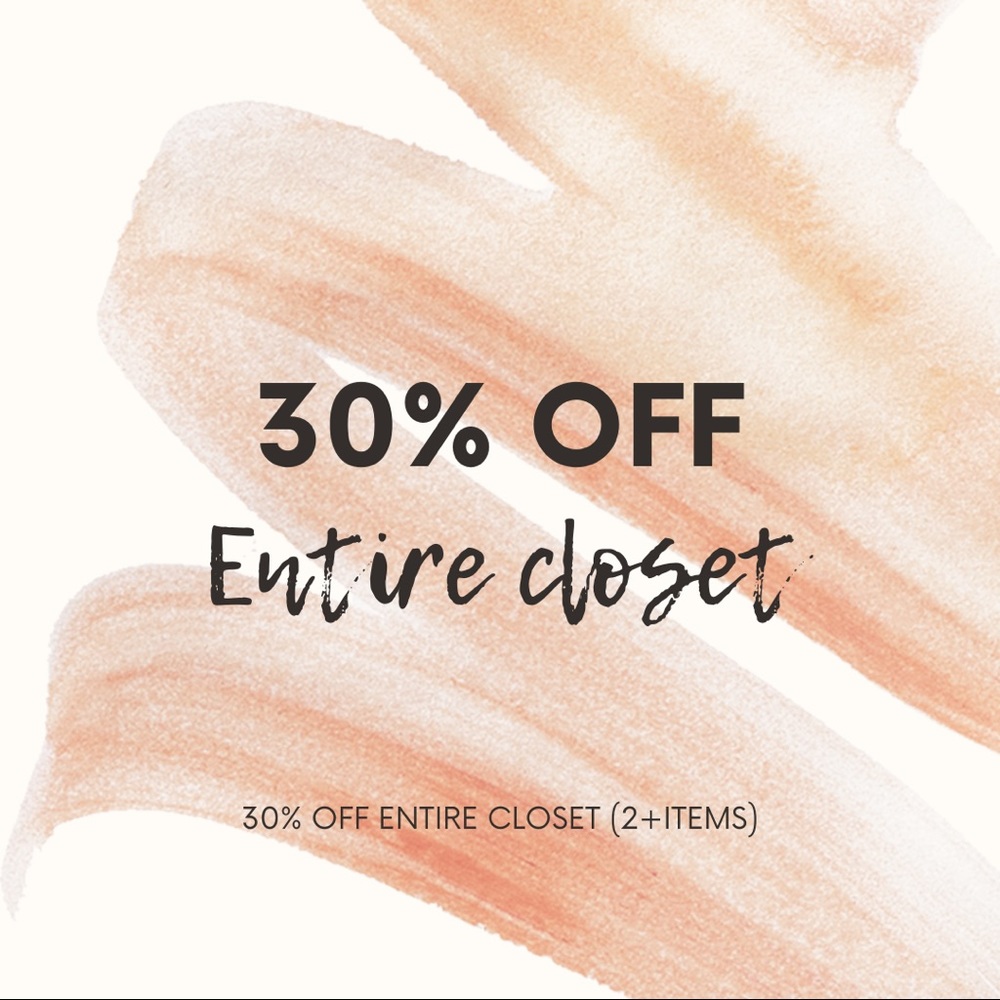 CLOSET SALE